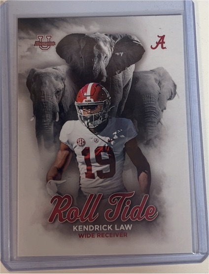 2023 Bowman U Alabama #RT-16 Kendrick Law — front