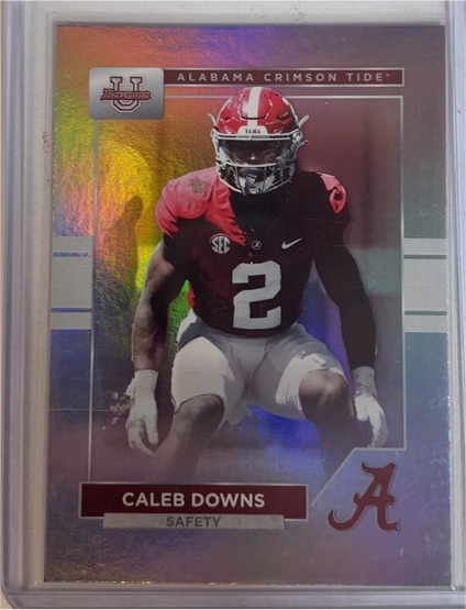 2023 Bowman University Alabama Crimson Tide #12 Caleb Downs — front