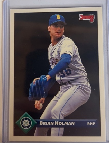 1993 Donruss #385 Brian Holman Seattle Mariners — front