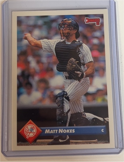 1993 Donruss #239 Matt Nokes — front