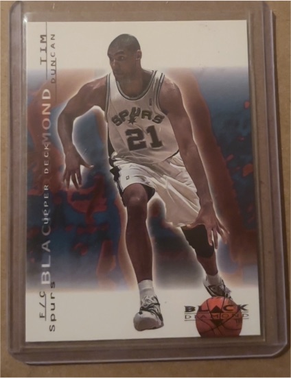 2000-01 Upper Deck Black Diamond #73 Tim Duncan — front