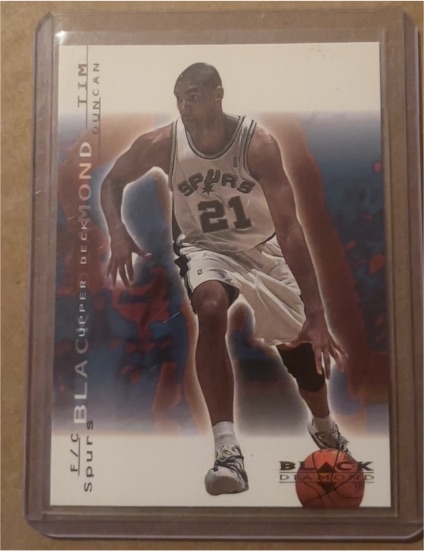 2000-01 Upper Deck Black Diamond #73 Tim Duncan — front