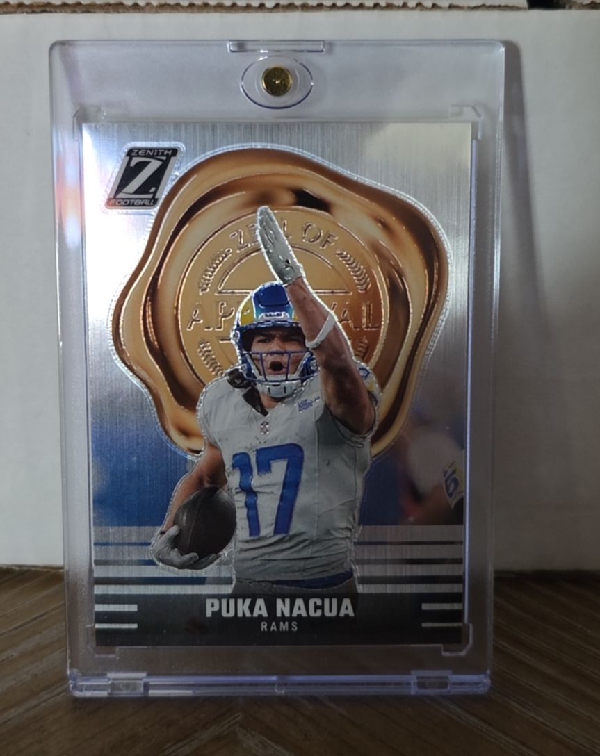 2023 Panini Zenith #30 Puka Nacua Zeal of Approval — front