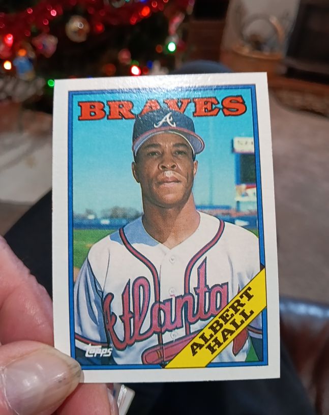 1988 Topps #213 Albert Hall — front