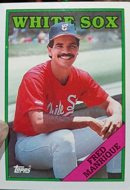 1988 Topps #437 Fred Manrique — front