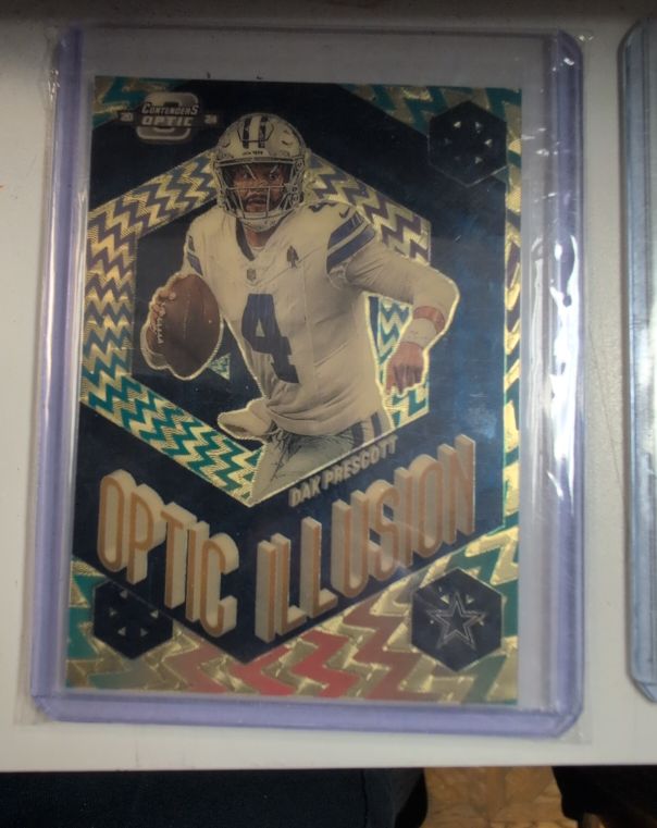 2024 Panini Contenders Optic Illusion #OI-DPT Dak Prescott — front