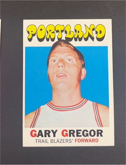 1971-72 Topps #56 Gary Gregor — front