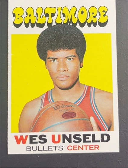 1971-72 Topps #95 Wes Unseld — front