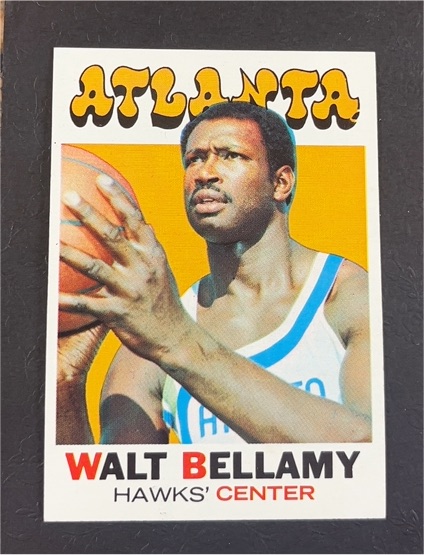 1971-72 Topps #116 Walt Bellamy — front