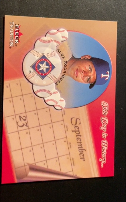 2002 Fleer Tradition #9 Alex Rodriguez — front