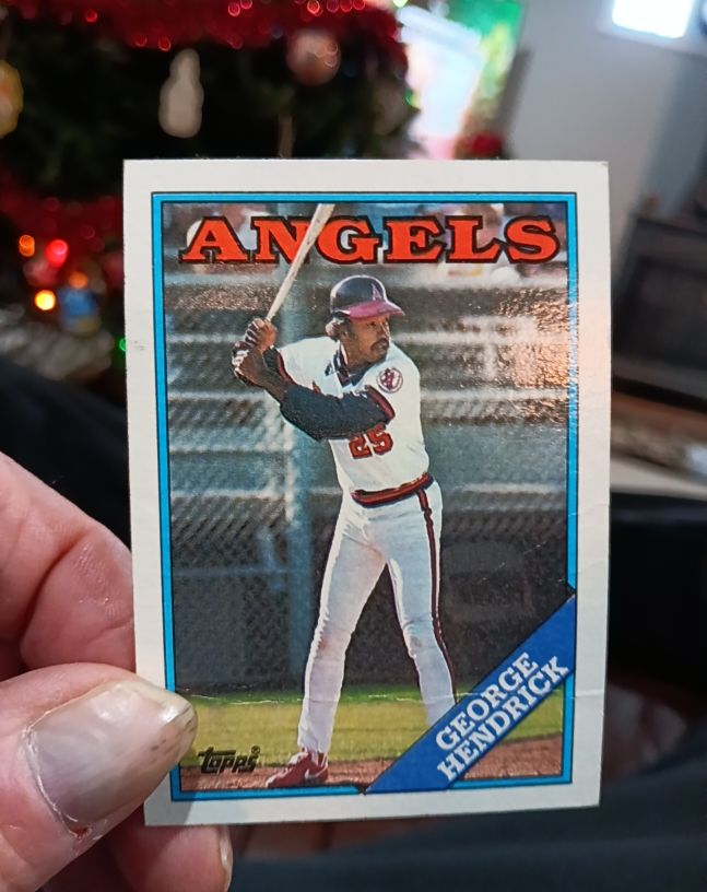 1988 Topps #304 George Hendrick — front