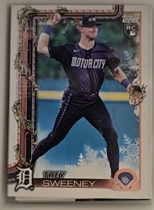 2025 Topps Holiday #H172 Trey Sweeney — front