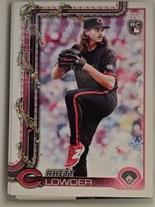 2025 Topps Holiday #H104 Rhett Lowder — front