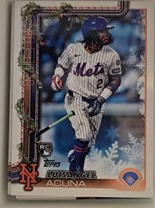 2025 Topps Holiday #H113 Luisangel Acuna — front