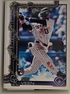 2025 Topps Holiday #H92 Zac Veen — front