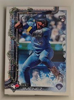 2025 Topps Holiday #H57 Leo Jiménez — front
