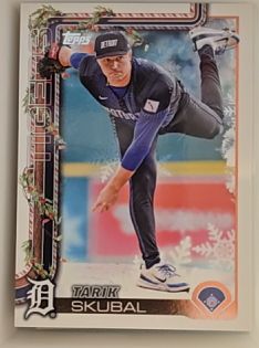 2025 Topps Holiday #H74 Tarik Skubal — front