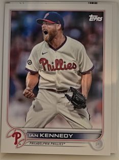 2022 Topps #102 Ian Kennedy — front