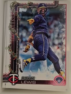 2025 Topps Holiday #H194 Royce Lewis — front