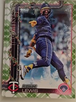 2025 Topps Holiday #H194 Royce Lewis — front