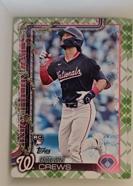 2025 Topps Holiday #H46 Dylan Crews — front