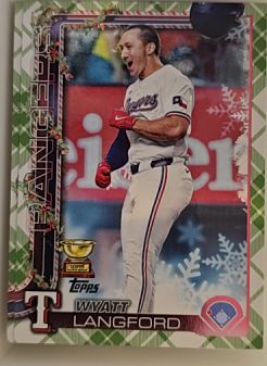 2025 Topps Holiday #H87 Wyatt Langford — front