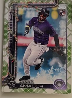 2025 Topps Holiday #H42 Adael Amador — front