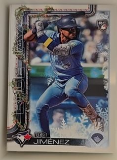 2025 Topps Holiday #H57 Leo Jiménez — front