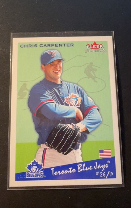 2002 Fleer Tradition #109 Chris Carpenter — front