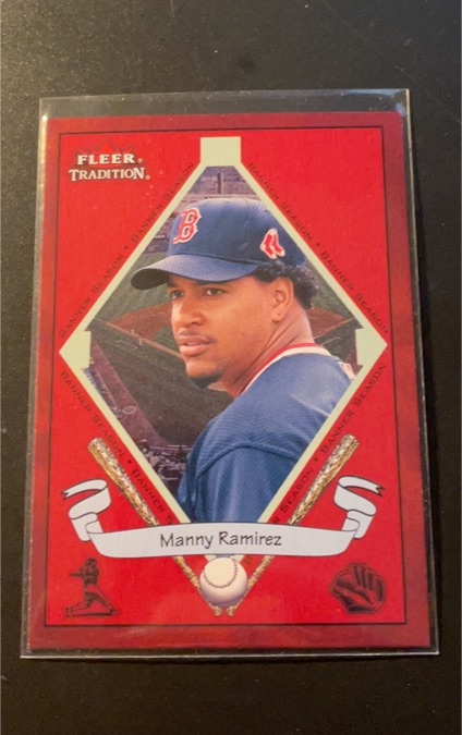2002 Fleer Tradition #486 Manny Ramirez — front
