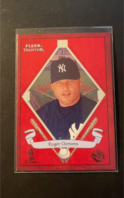 2002 Fleer Tradition #500 Roger Clemens — front