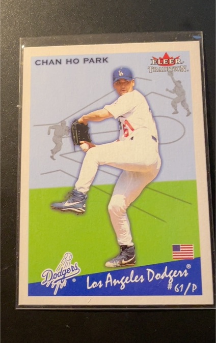 2002 Fleer Tradition #61 Chan Ho Park — front