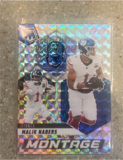 2023 Panini Mosaic #MONTAGE Malik Nabers — front
