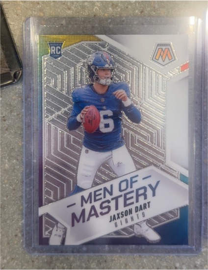 2025 Panini Mosaic #20 Jaxson Dart Men of Mastery — front