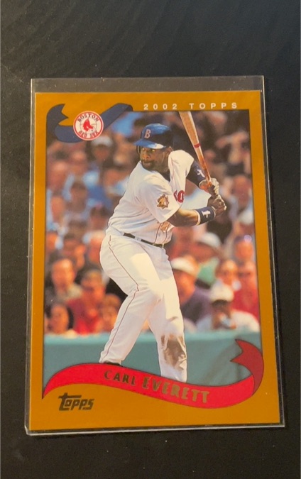 2002 Topps #157 Carl Everett — front