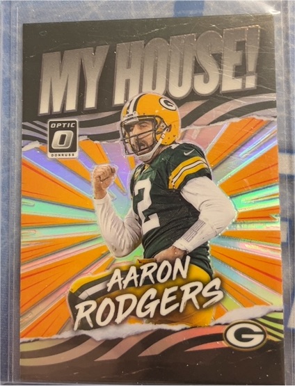 2021 Donruss Optic #MH-15 Aaron Rodgers My House! — front