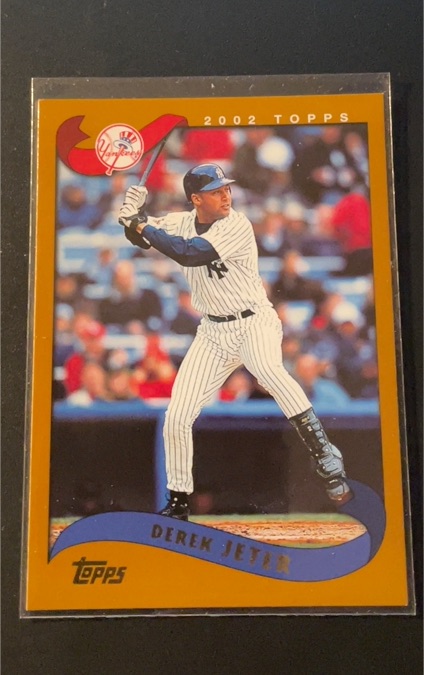 2002 Topps #75 Derek Jeter — front