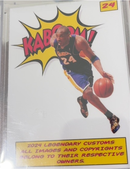 2024 Legendary Customs Kaboom! #24 Kobe Bryant — front