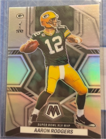 2022 Panini Mosaic #294 Aaron Rodgers Super Bowl XLV MVP — front