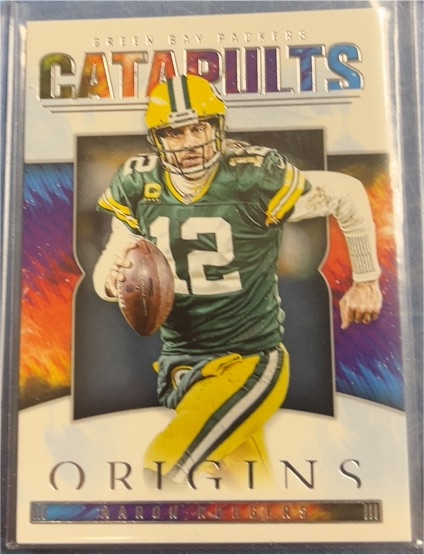 2022 Panini Origins Catapults #CAT-15 Aaron Rodgers — front