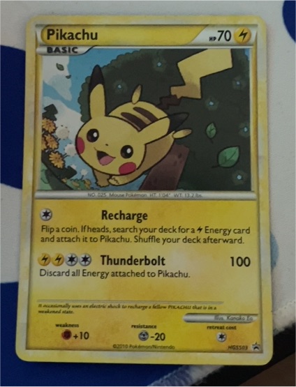 2010 Pokémon HGSS03 Pikachu — front