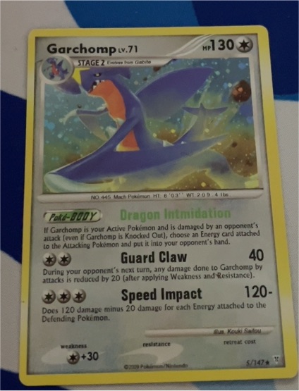2009 Pokémon Supreme Victors #5 Garchomp — front