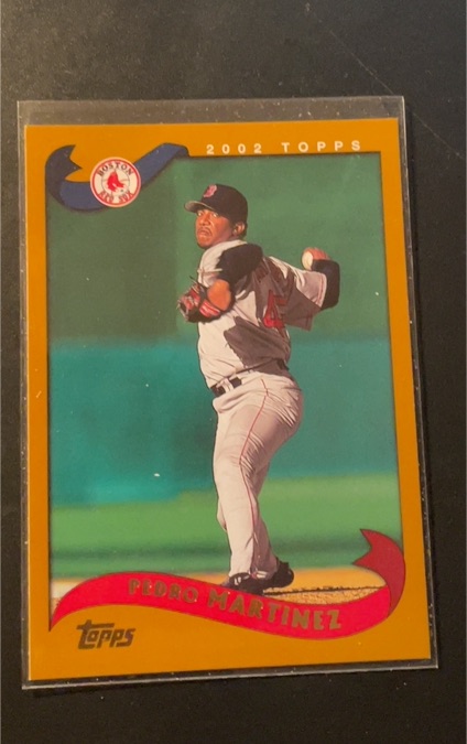 2002 Topps #1 Pedro Martinez — front