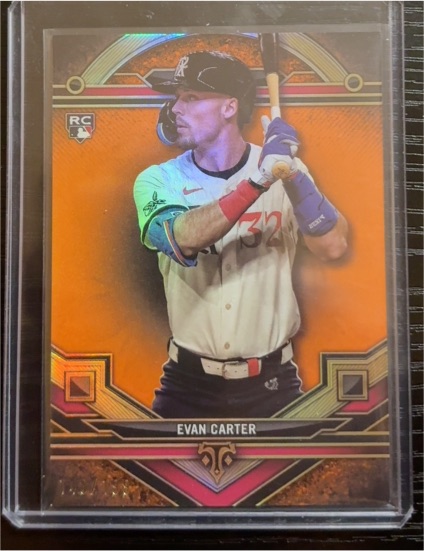 2024 Topps Triple Threads #195 Evan Carter — front