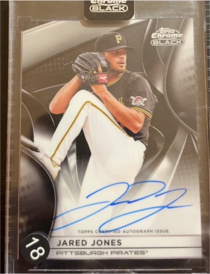 2025 Topps Chrome Black #CBA-JJO Jared Jones — front