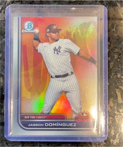 2023 Bowman Chrome Arizona Fall League #AFLS-1 Jasson Dominguez — front