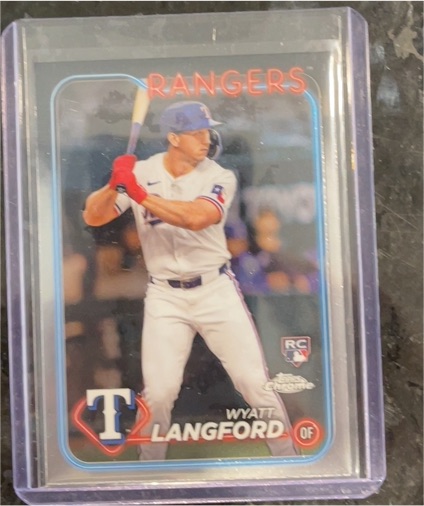 2024 Topps Chrome #122 Wyatt Langford — front