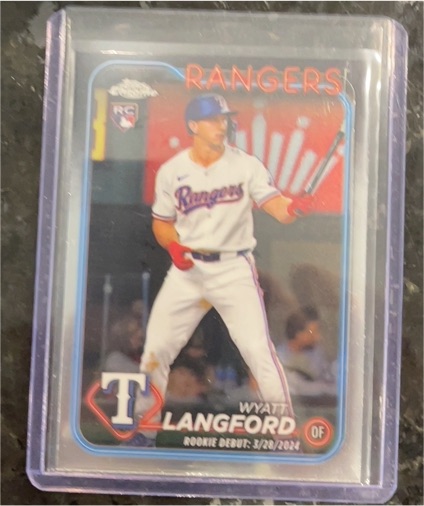 2024 Topps Chrome Update #USC37 Wyatt Langford — front