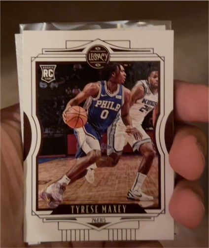 2020-21 Panini Chronicles Legacy #679 Tyrese Maxey — front