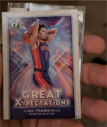 2021-22 Donruss #21 Cade Cunningham Great X-Pectations — front